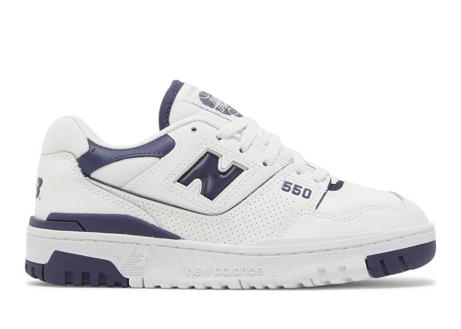 new balance 550 white dark mercury (w)