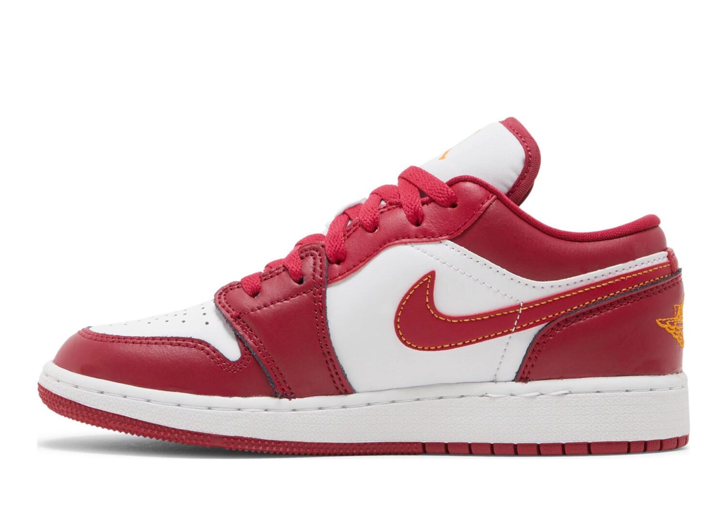 nike air jordan 1 low cardinal red (gs)2