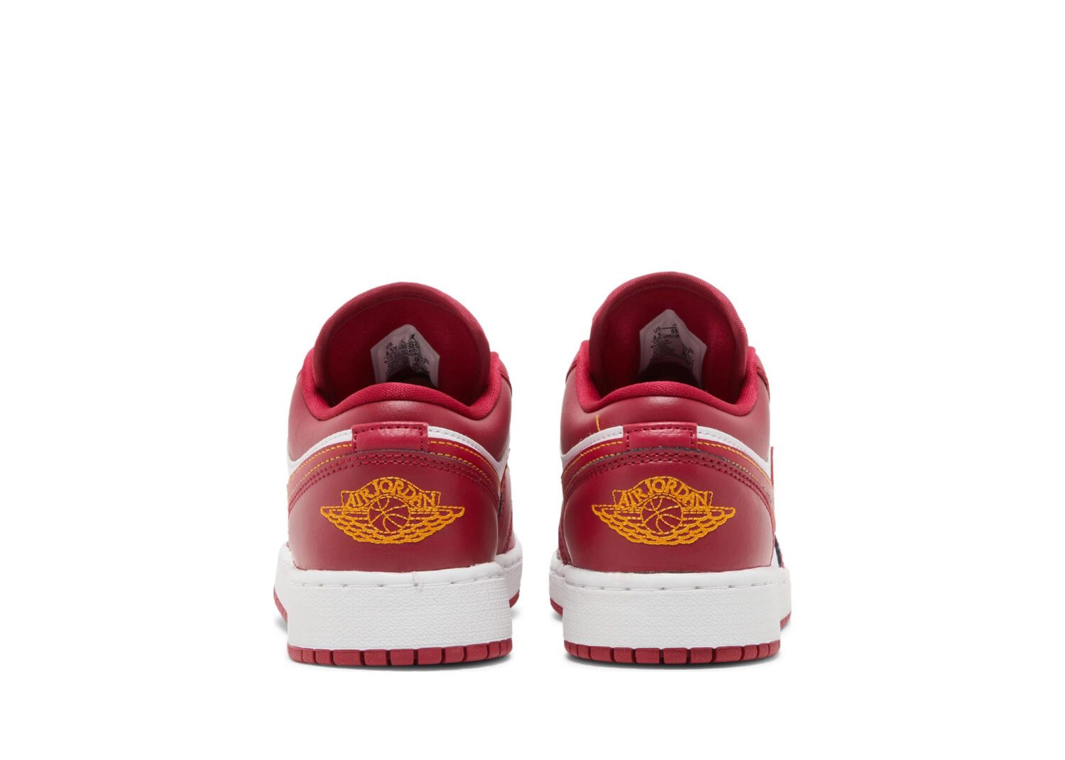nike air jordan 1 low cardinal red (gs)3