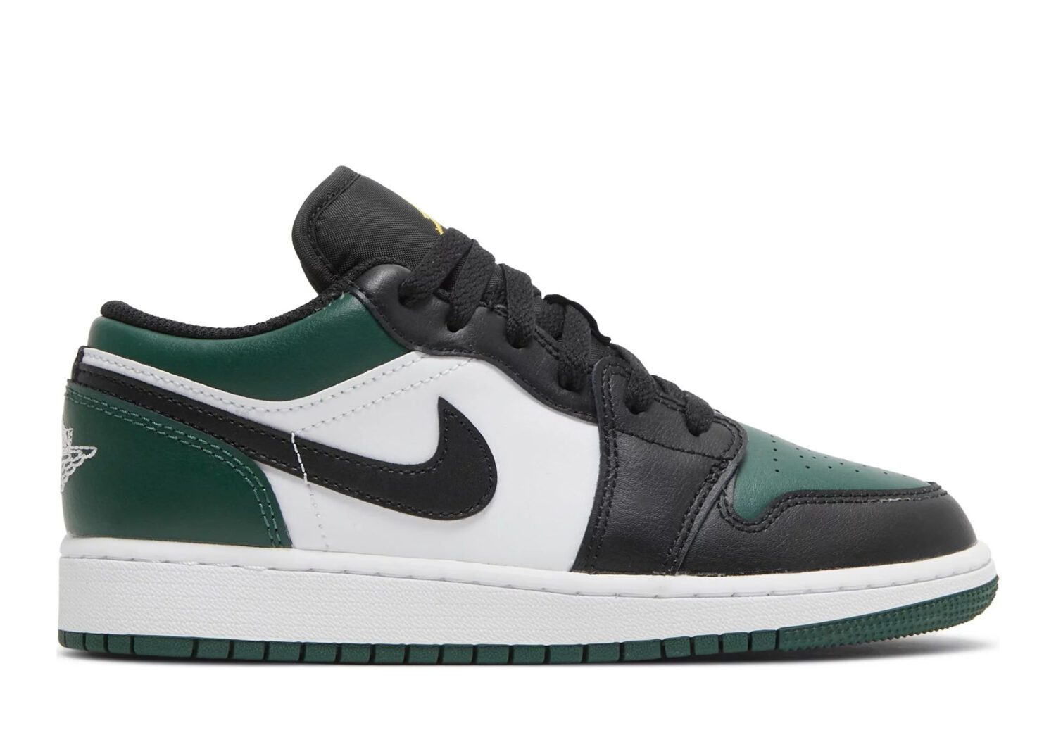 nike air jordan 1 low green toe (gs)