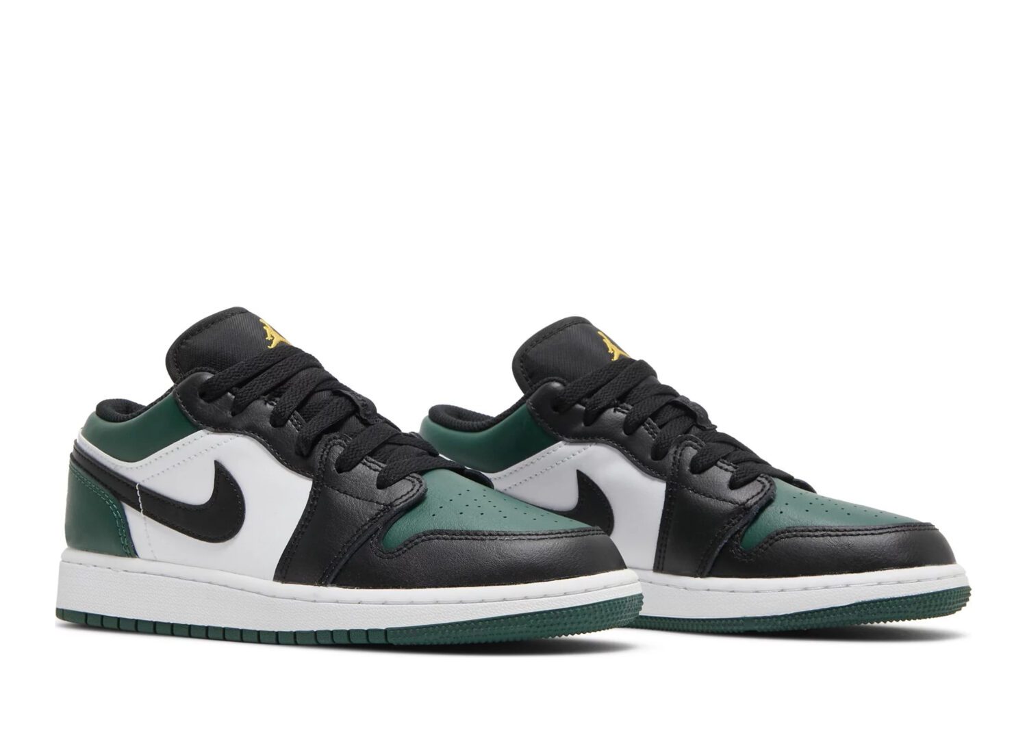 nike air jordan 1 low green toe (gs)5