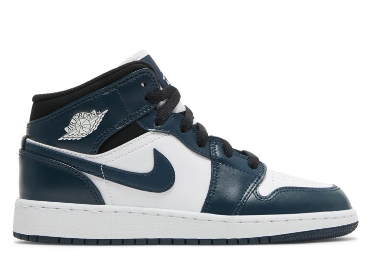 nike air jordan 1 mid armory navy (gs)