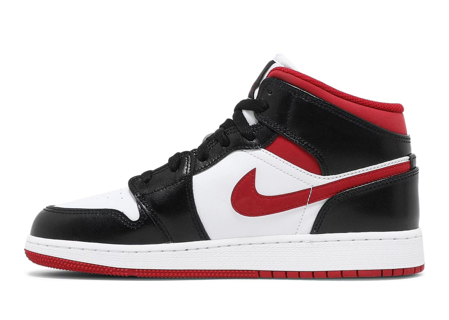 nike air jordan 1 mid metallic red (gs)2