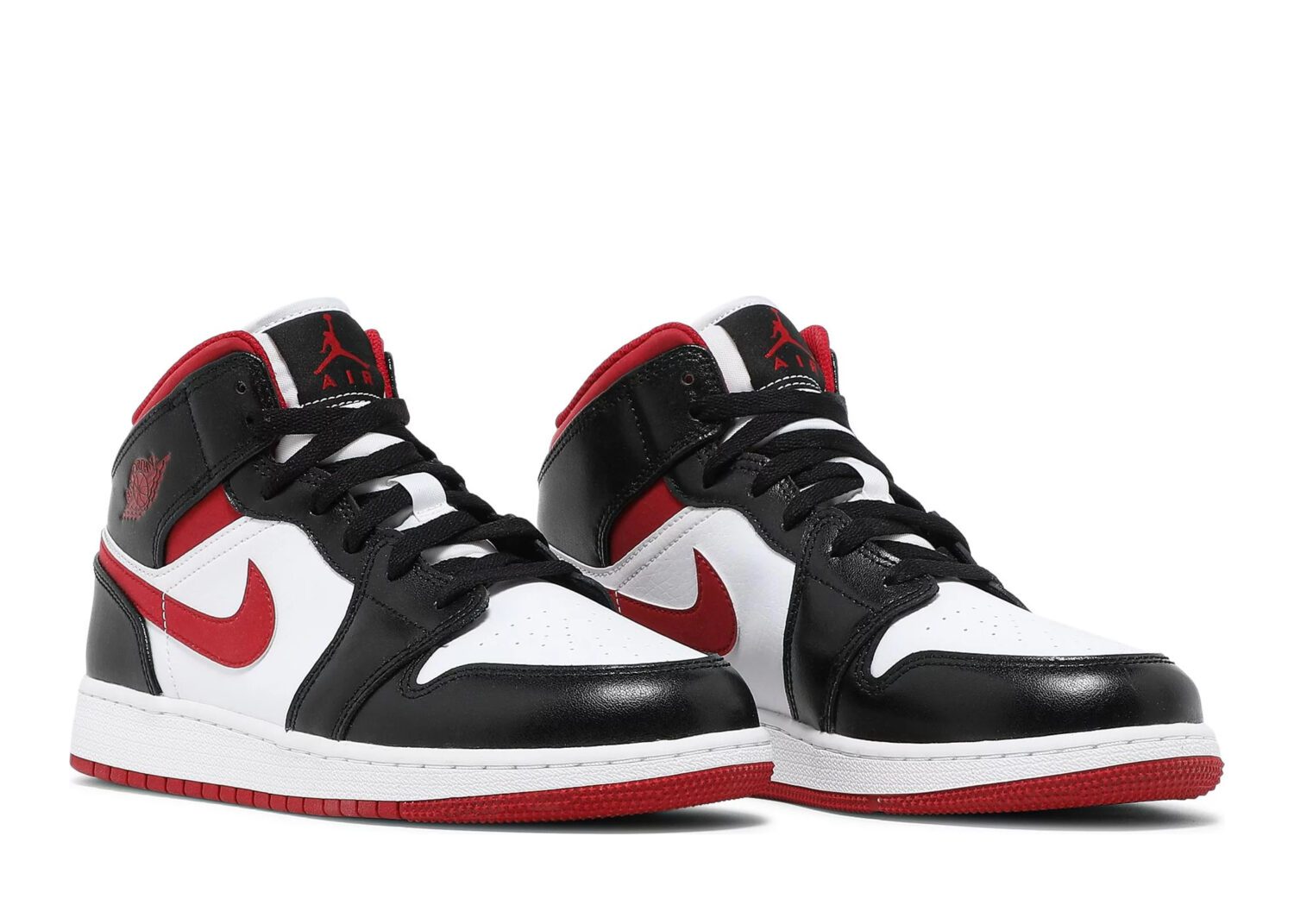 nike air jordan 1 mid metallic red (gs)5
