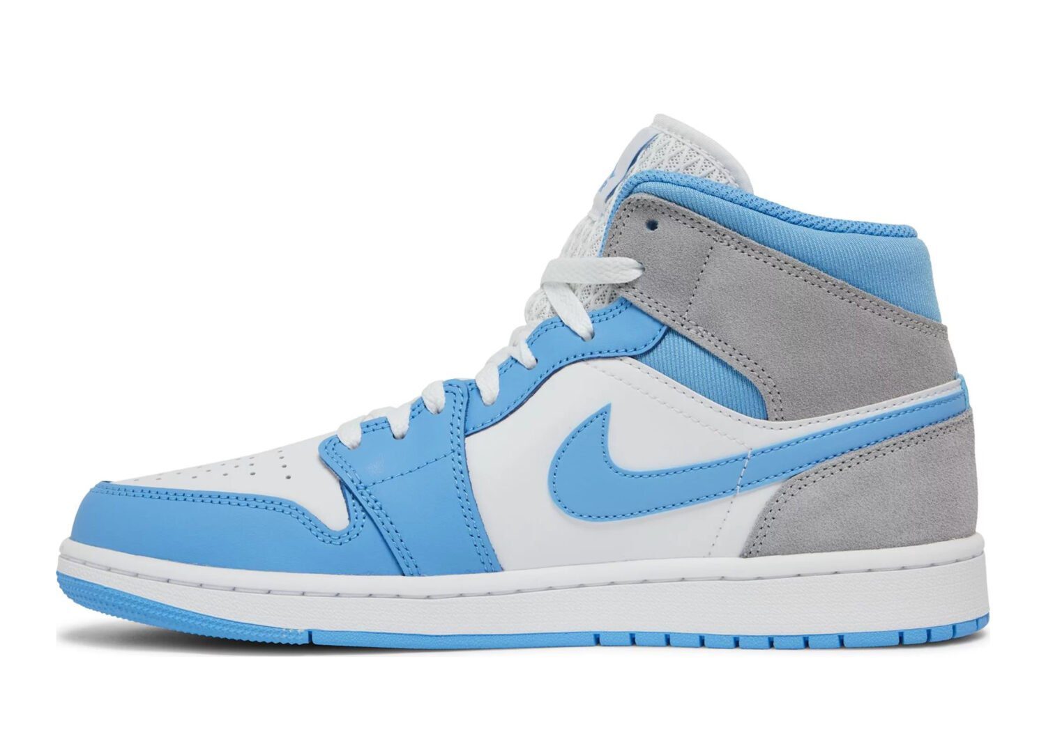 nike air jordan 1 mid university blue grey2