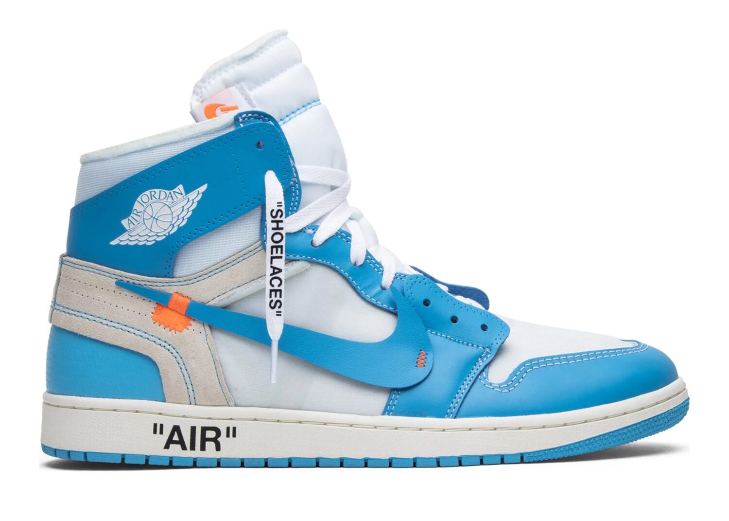 nike air jordan 1 retro high off white university blue
