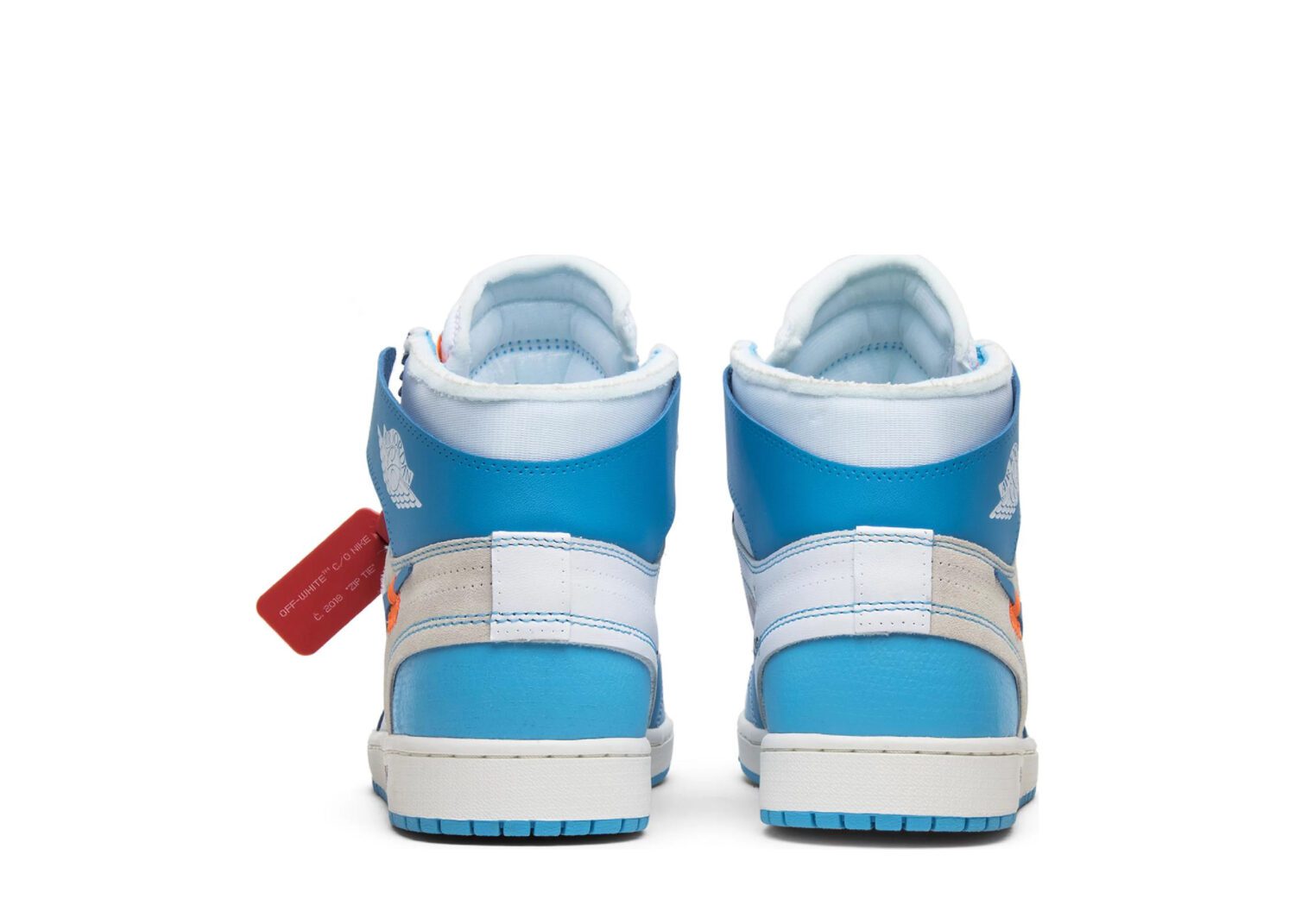 nike air jordan 1 retro high off white university blue