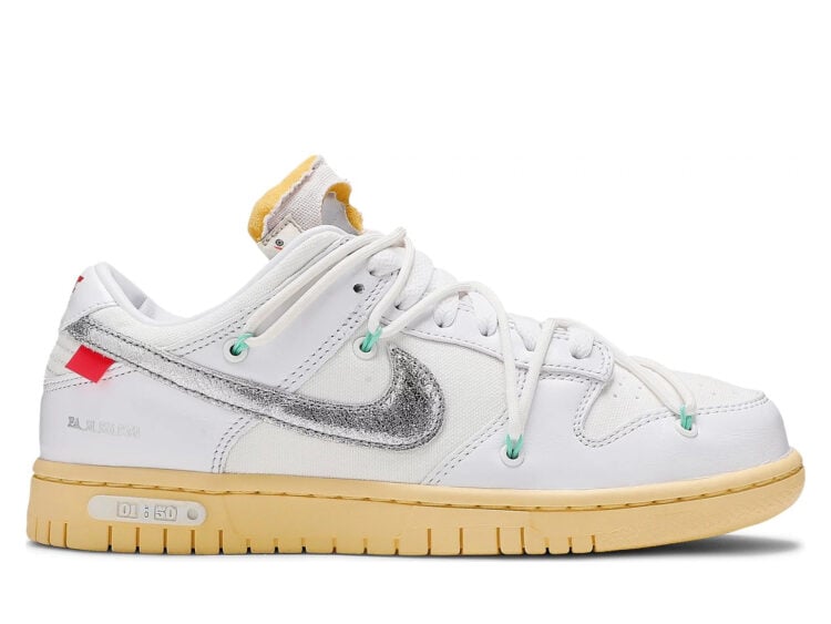 nike dunk low off white lot 1