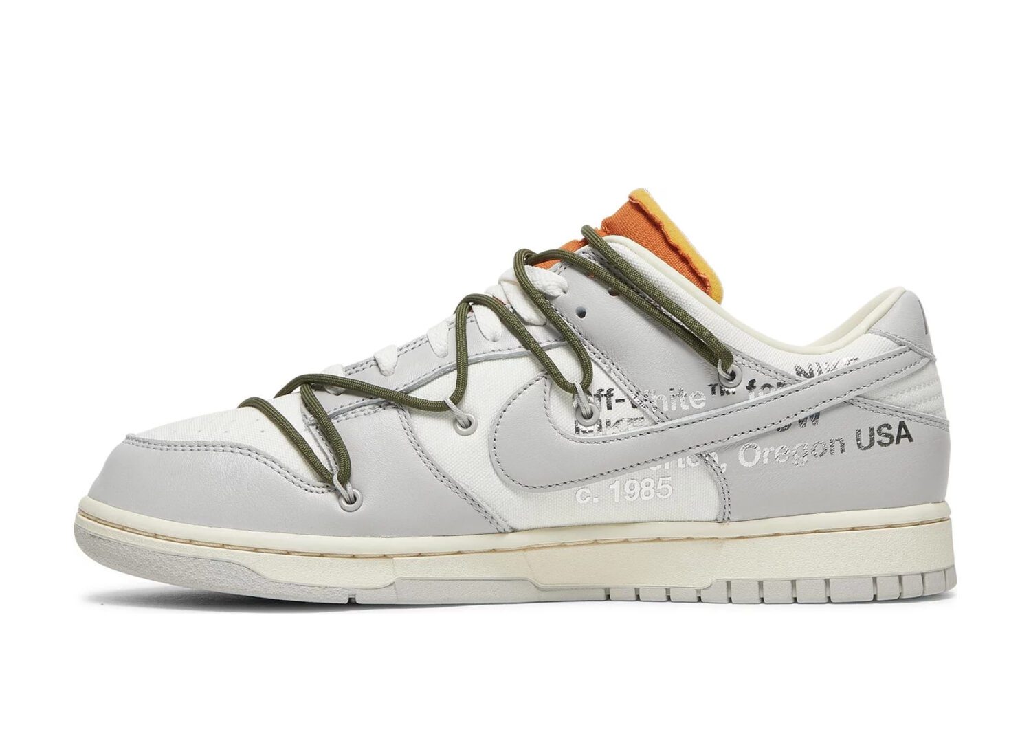 nike dunk low off white lot 22
