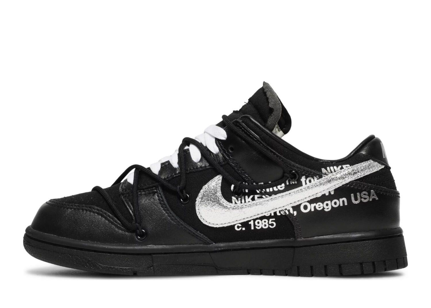 nike dunk low off white lot 502