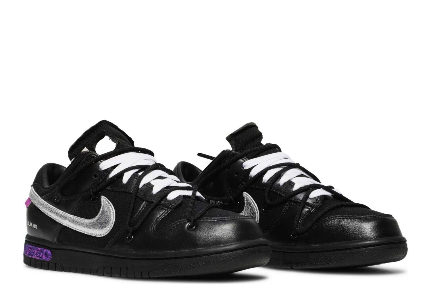 nike dunk low off white lot 505