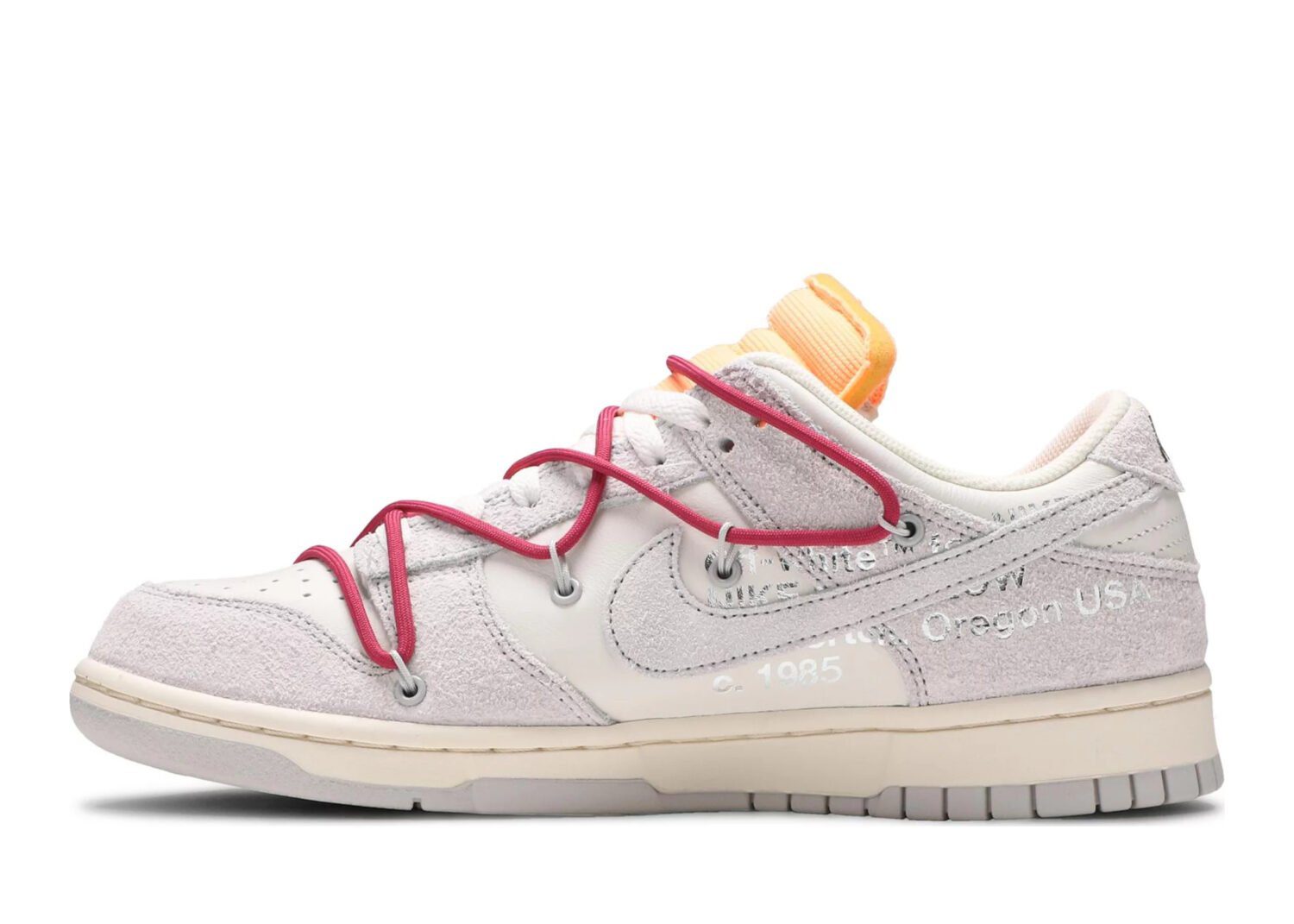 nike dunk low off white lot352
