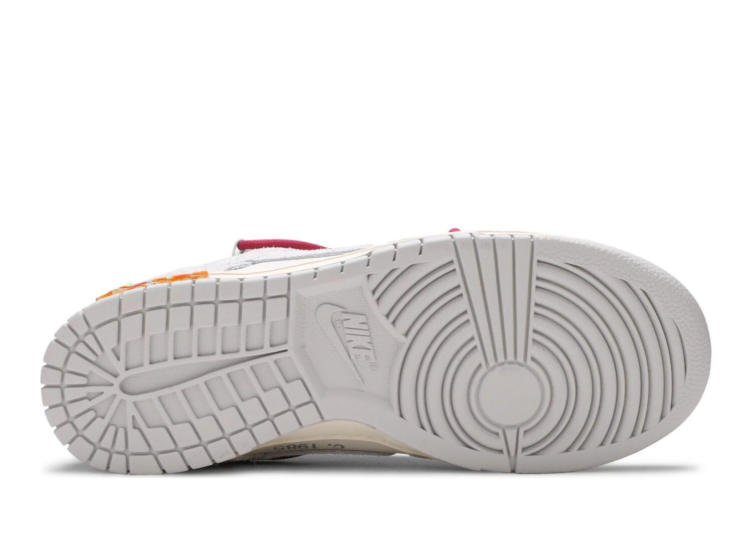 nike dunk low off white lot354