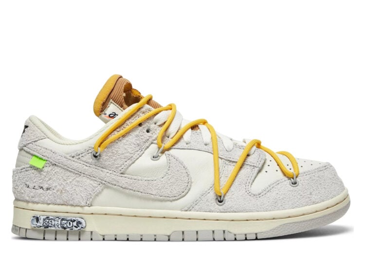 nike dunk low off white lot39