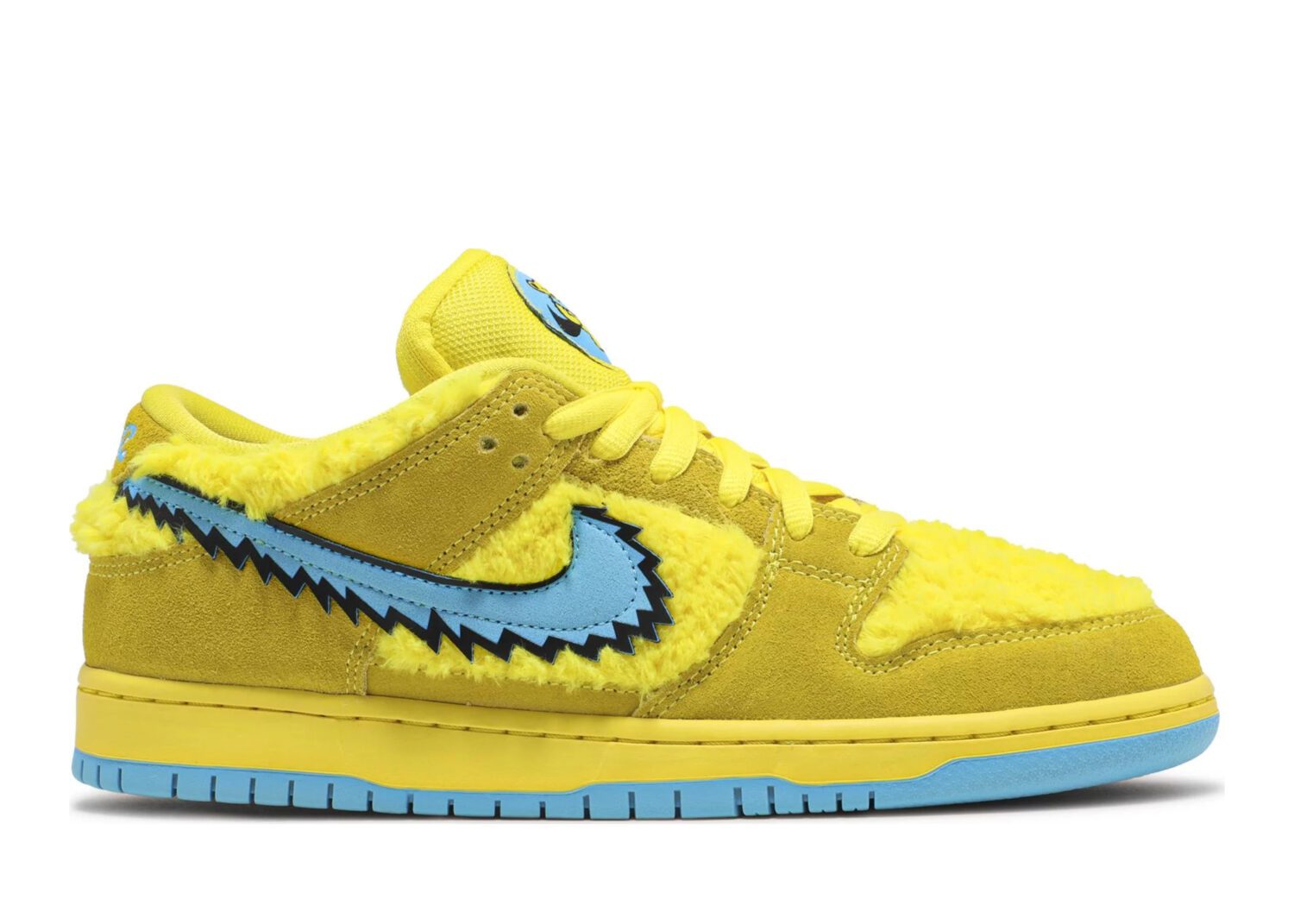 nike sb dunk low grateful dead bears opti yellow