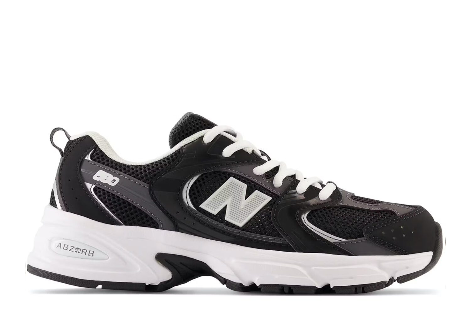 new balance 530 classic black grey (gs)
