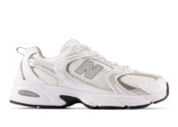 new balance 530 white silver metallic