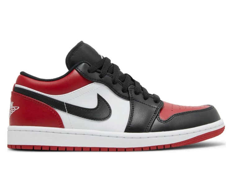 nike air jordan 1 low bred toe
