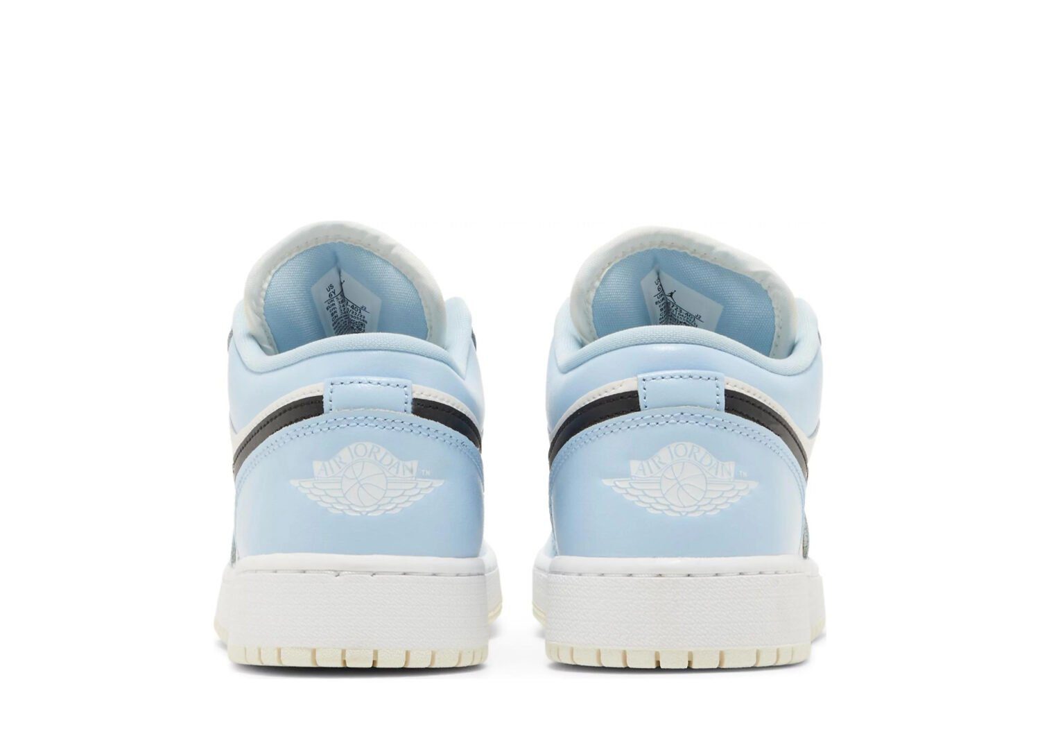 nike air jordan 1 low ice blue black (gs)3