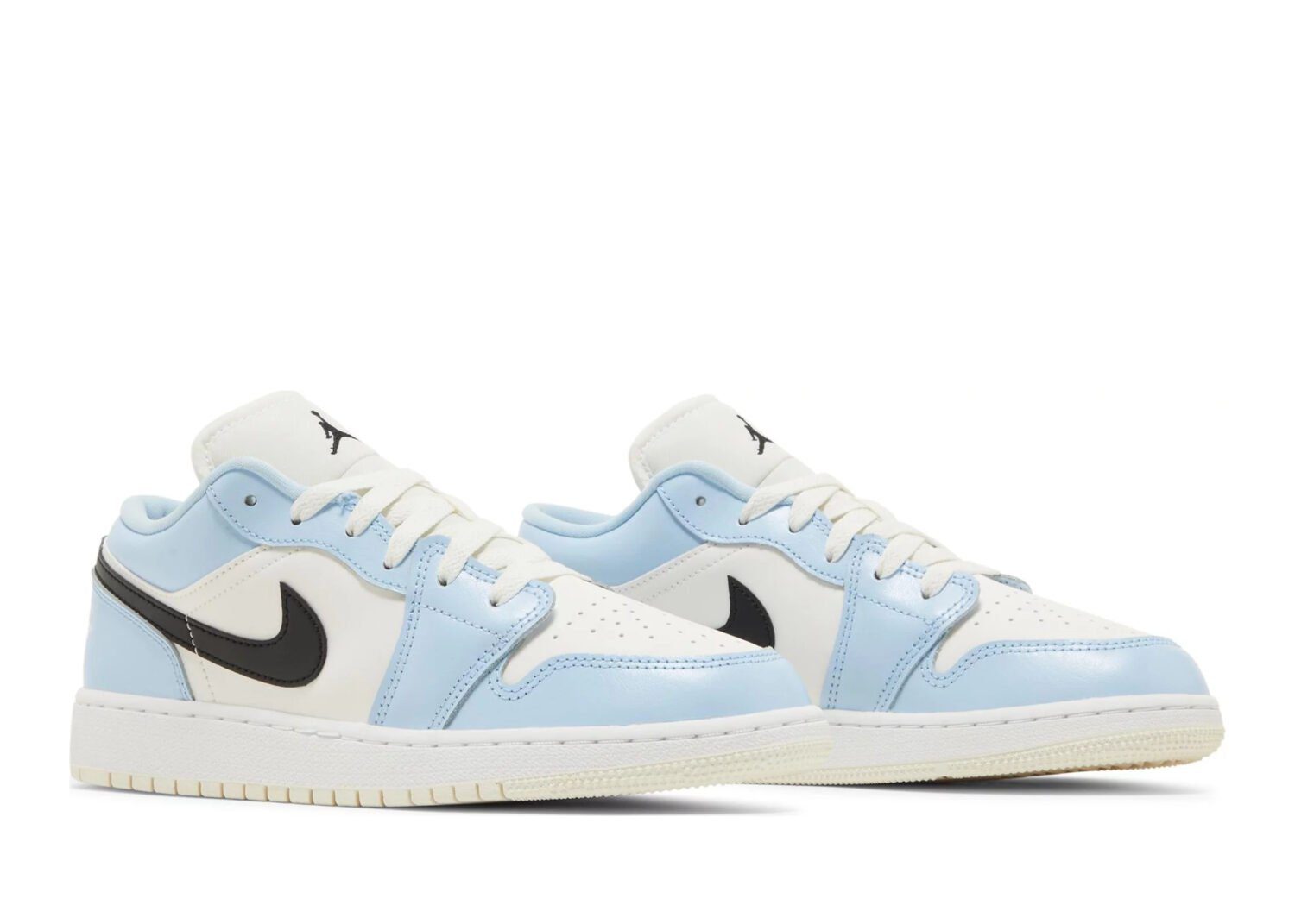 nike air jordan 1 low ice blue black (gs)5