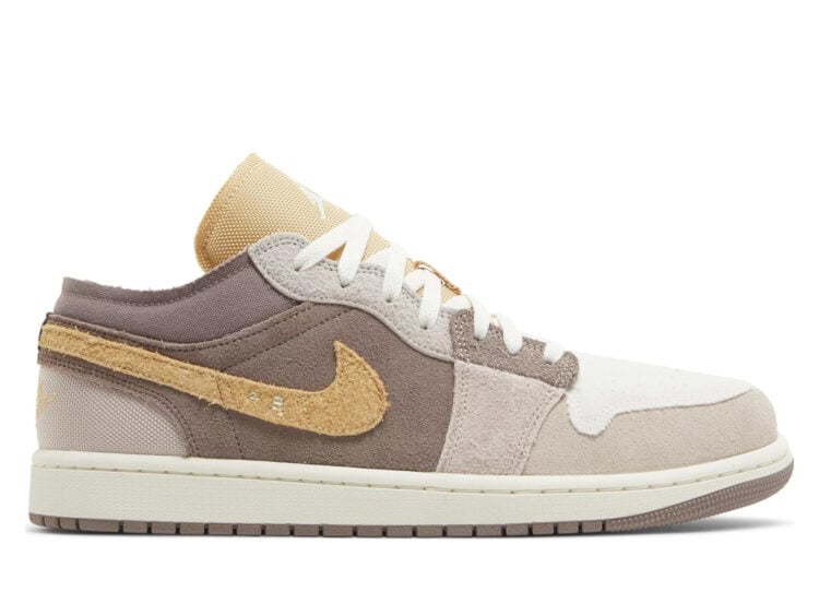 nike air jordan 1 low se craft taupe haze
