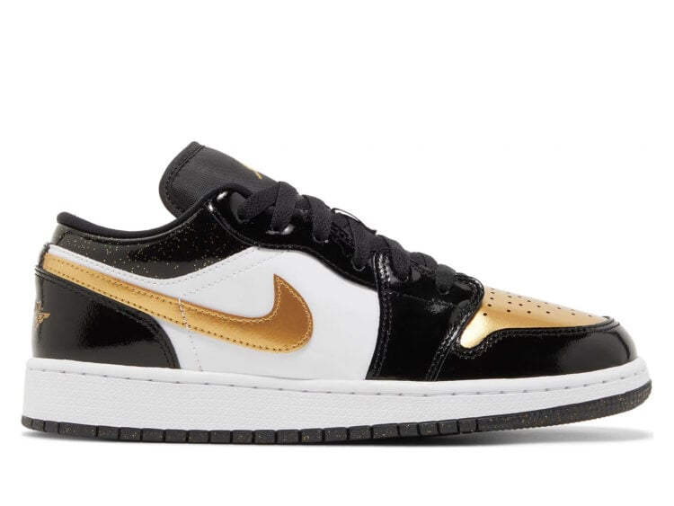 nike air jordan 1 low se gold toe (gs)