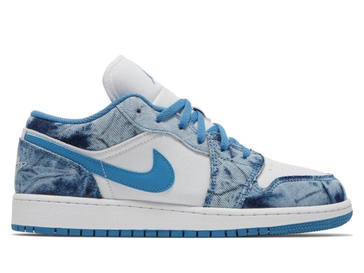 nike air jordan 1 low washed denim (gs)