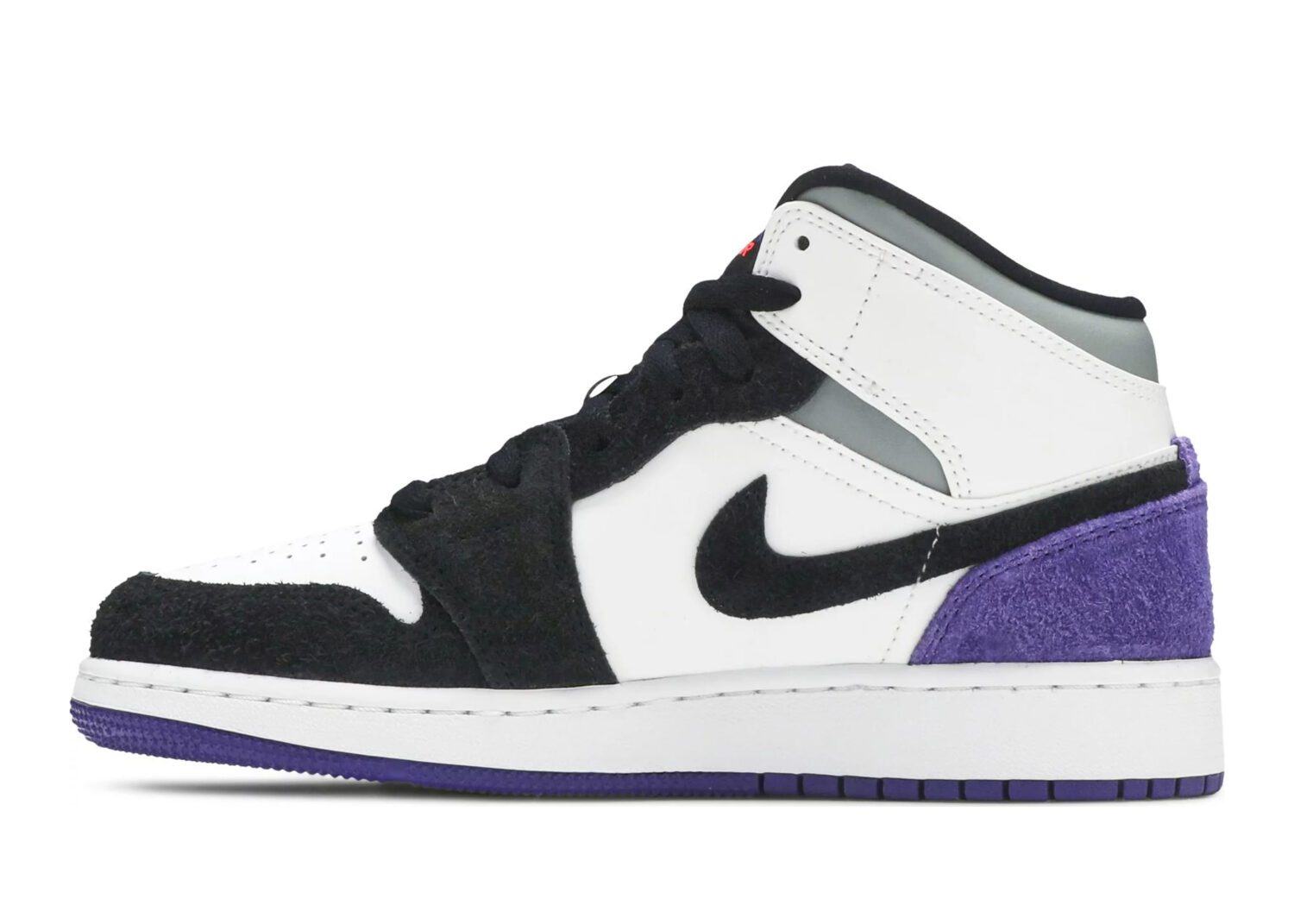 nike air jordan 1 mid se purple (gs)2