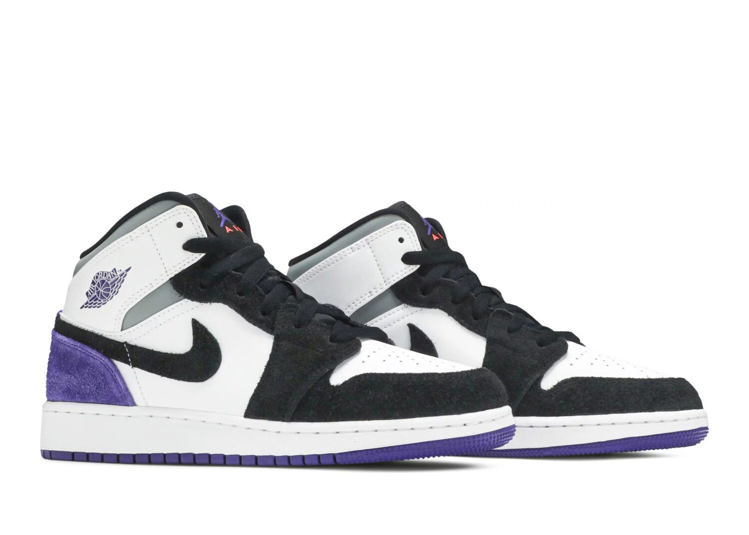nike air jordan 1 mid se purple (gs)5