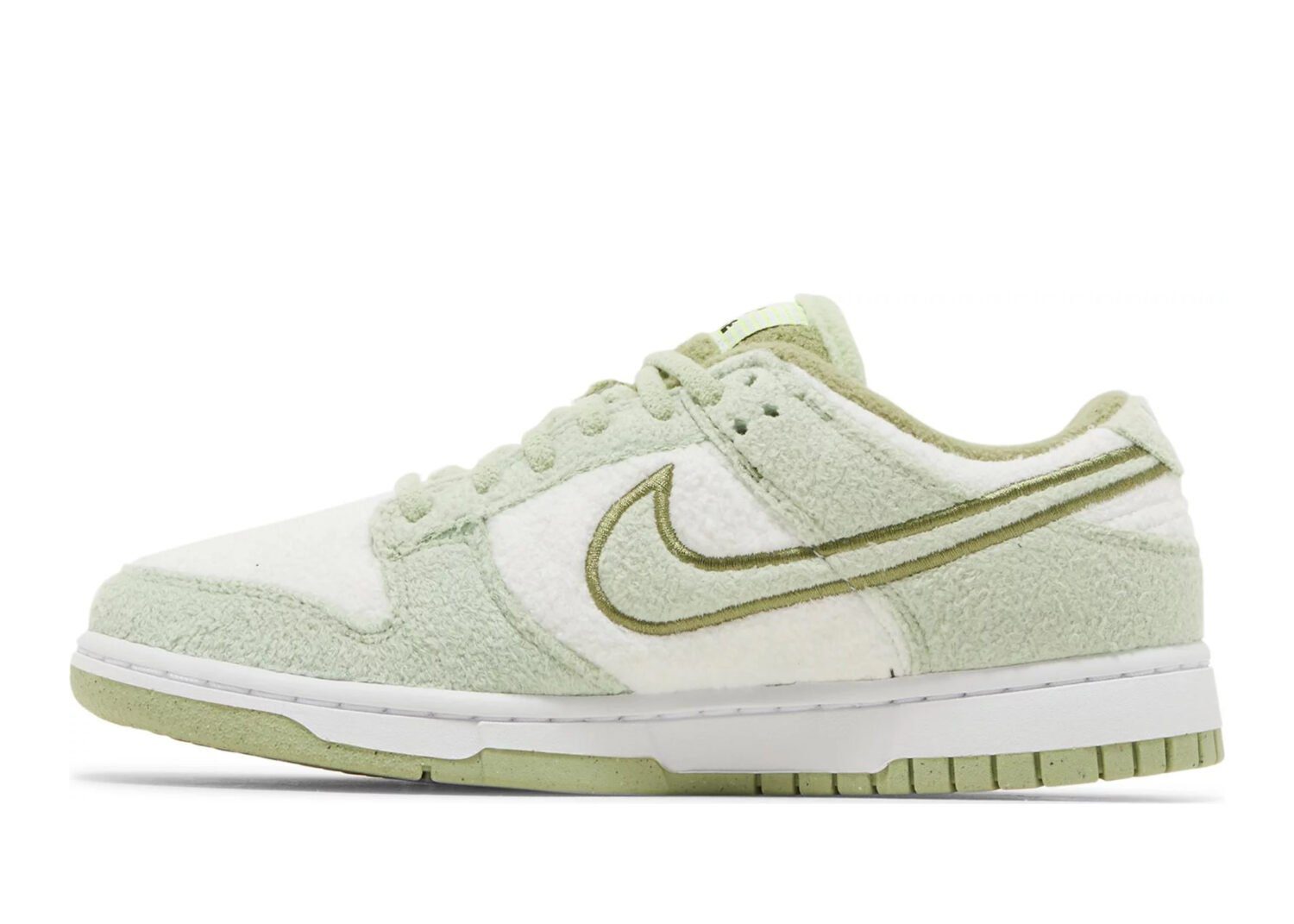 nike dunk low se fleece pack honeydew (w)2
