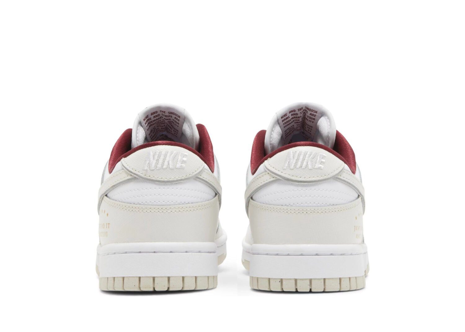 nike dunk low se just do it white phantom (w)3