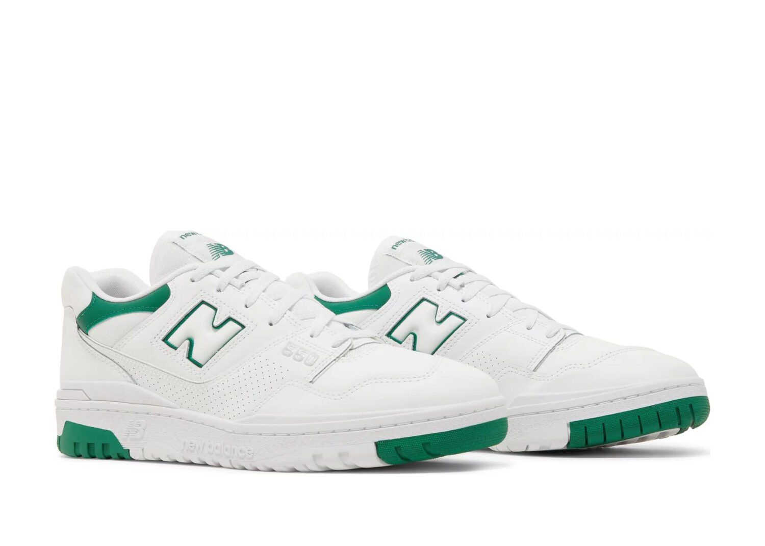 new balance 550 white green cream