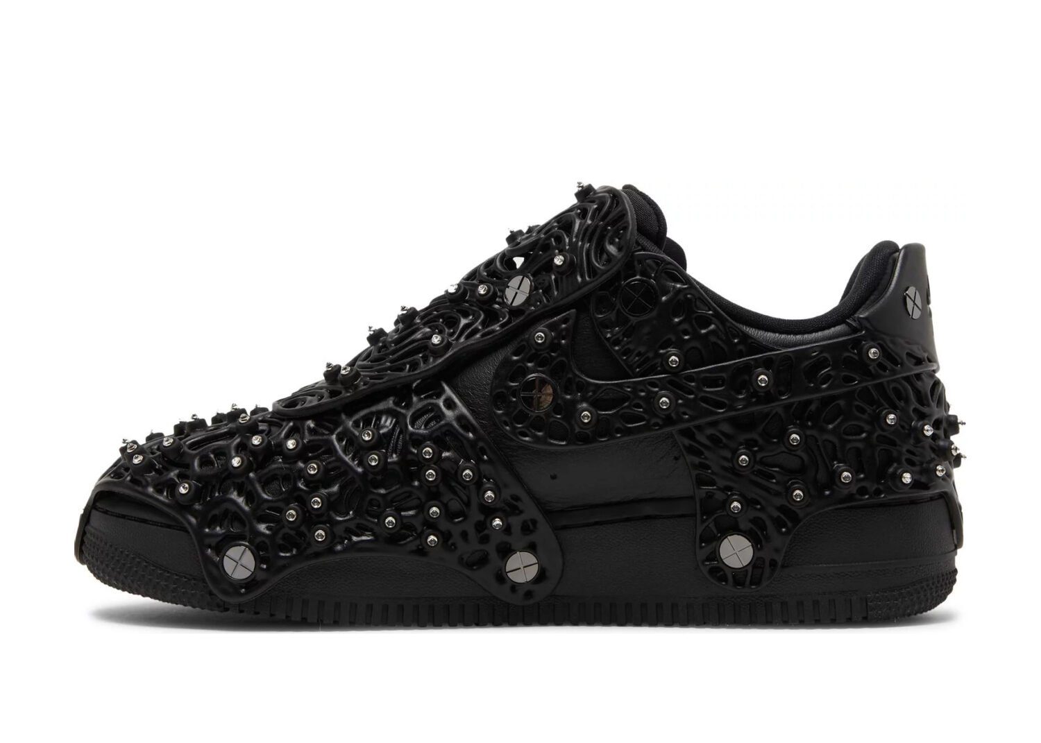 nike air force 1 low swarovski retroreflective crystals black (w)2