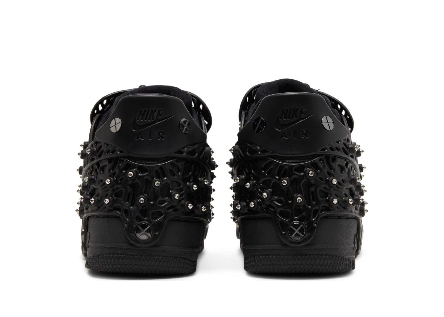 nike air force 1 low swarovski retroreflective crystals black (w)3