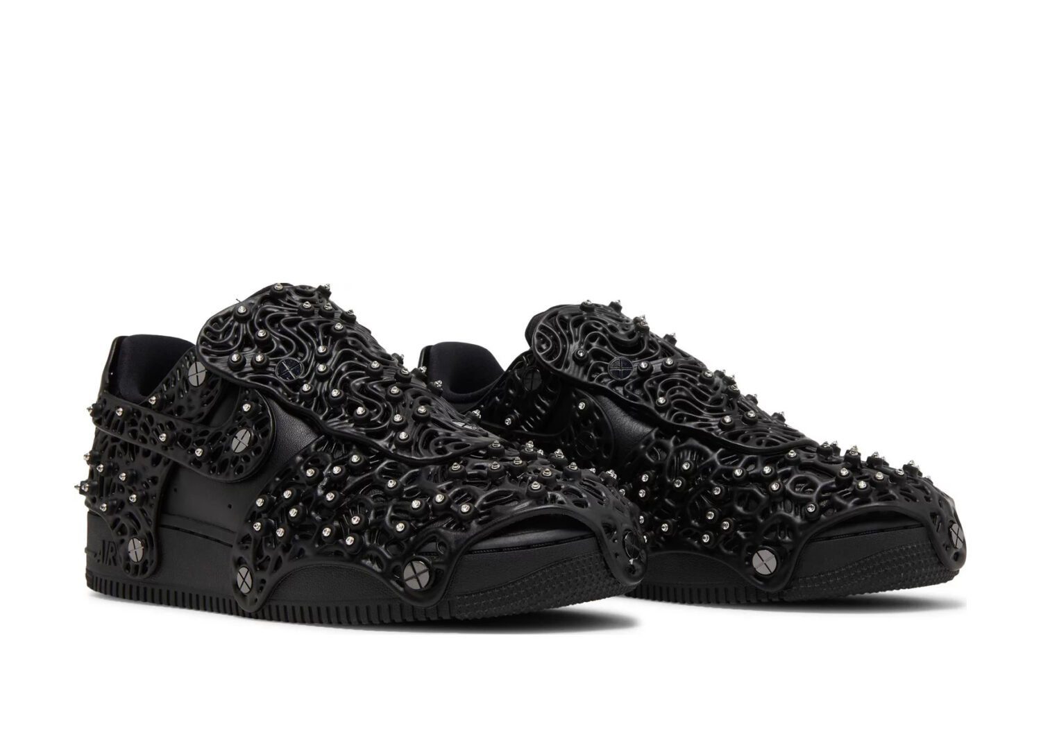 nike air force 1 low swarovski retroreflective crystals black (w)5