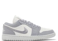 nike air jordan 1 low se light steel grey (w)