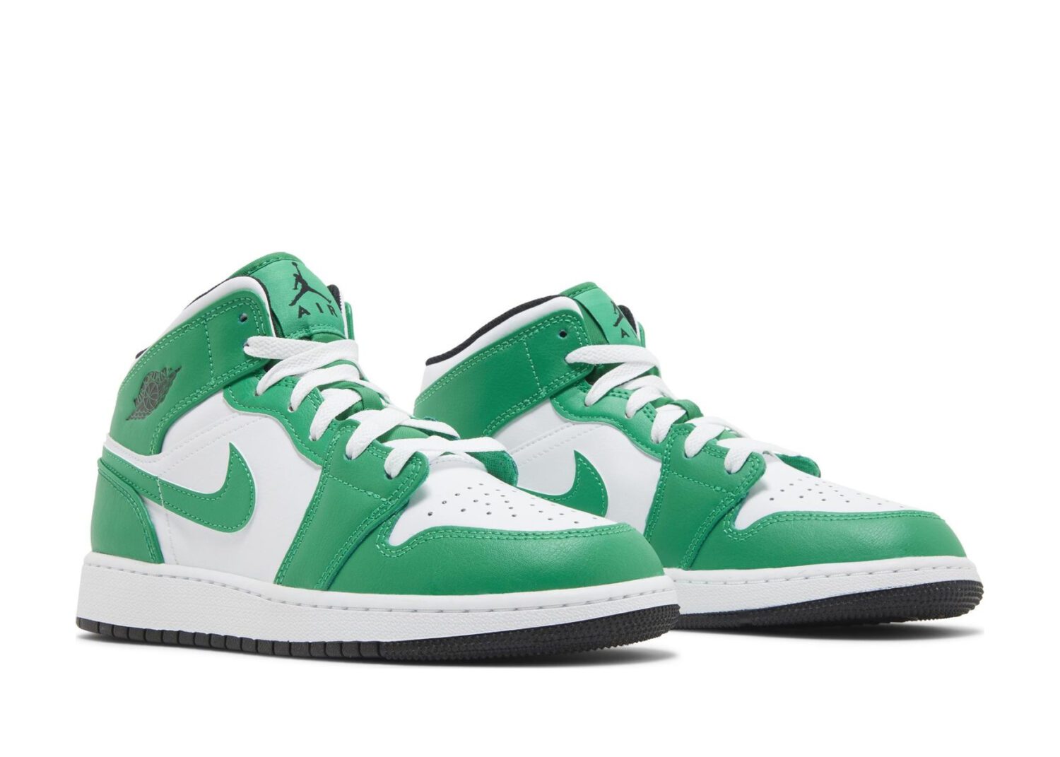 nike air jordan 1 mid lucky green (gs)5