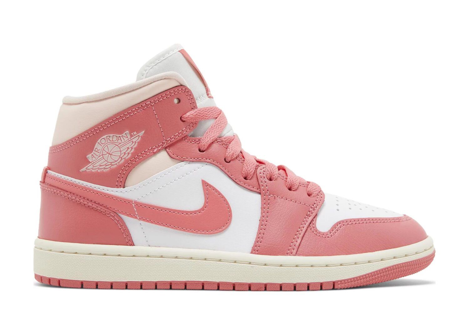 nike air jordan 1 mid strawberries and cream (w)