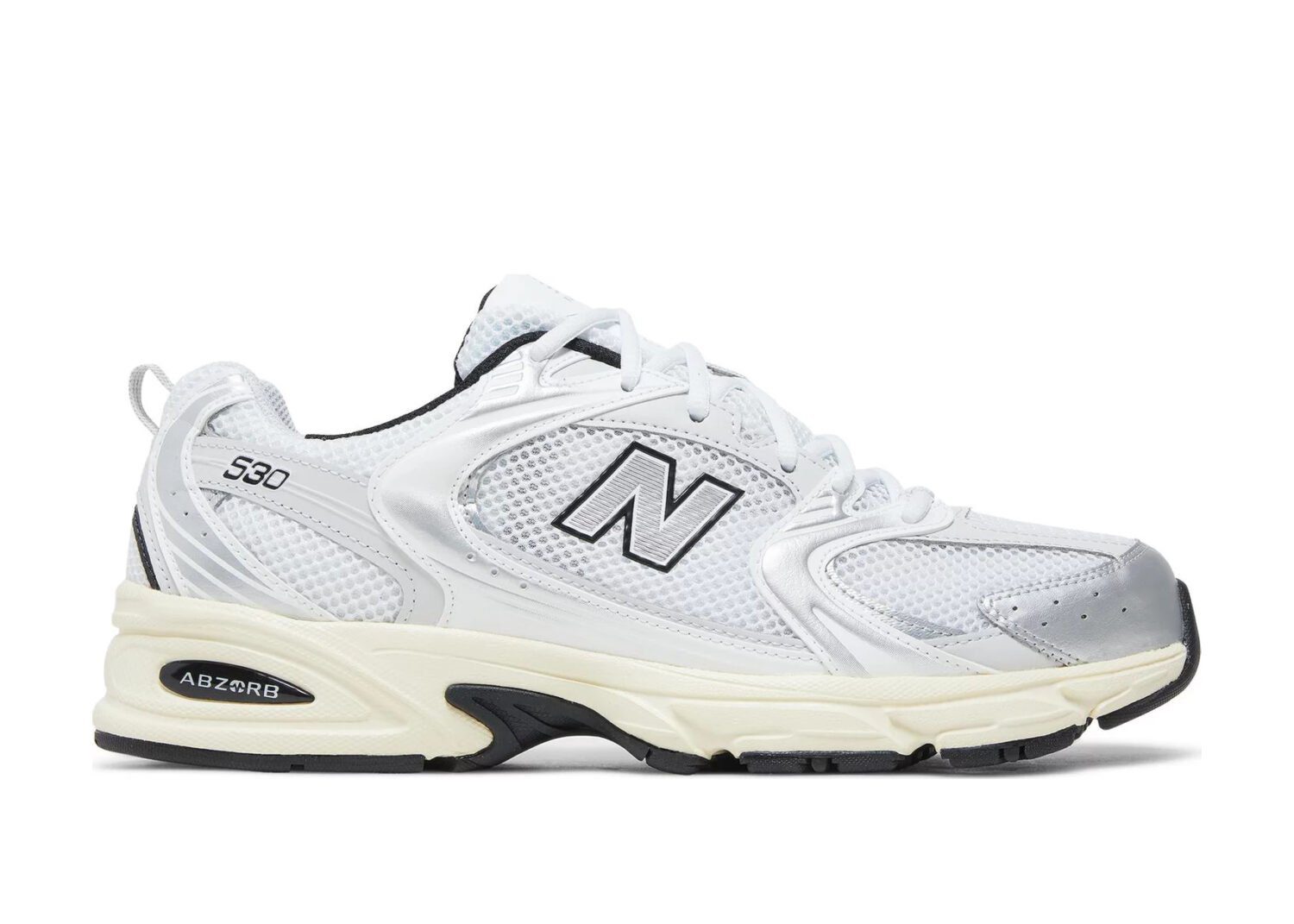 new balance 530 silver cream