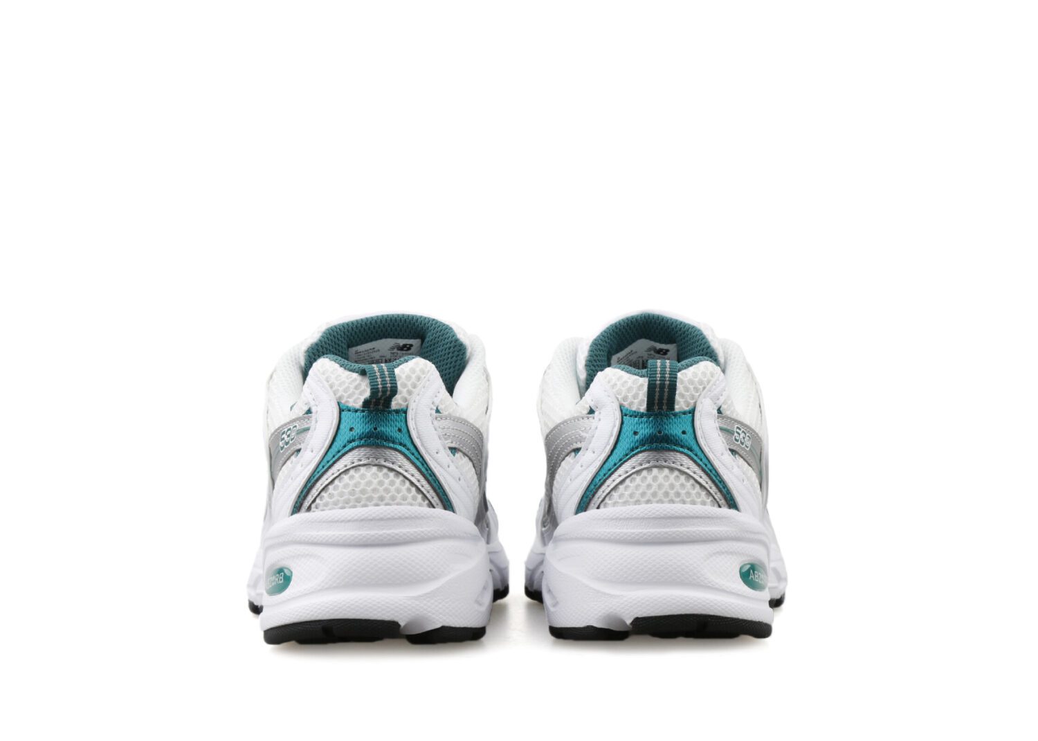 new balance 530 white silver green3