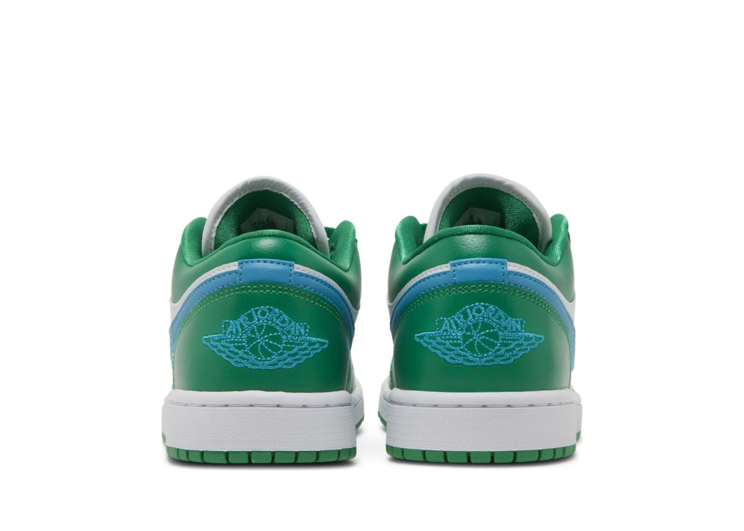 nike air jordan 1 low lucky green aquatone (w)3