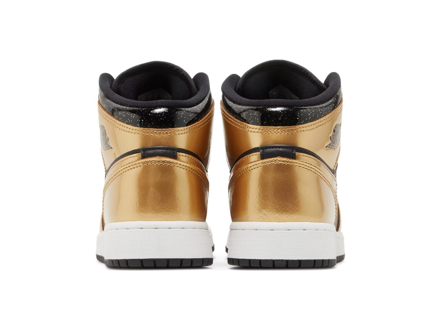 nike air jordan 1 mid se metallic gold black (gs)3