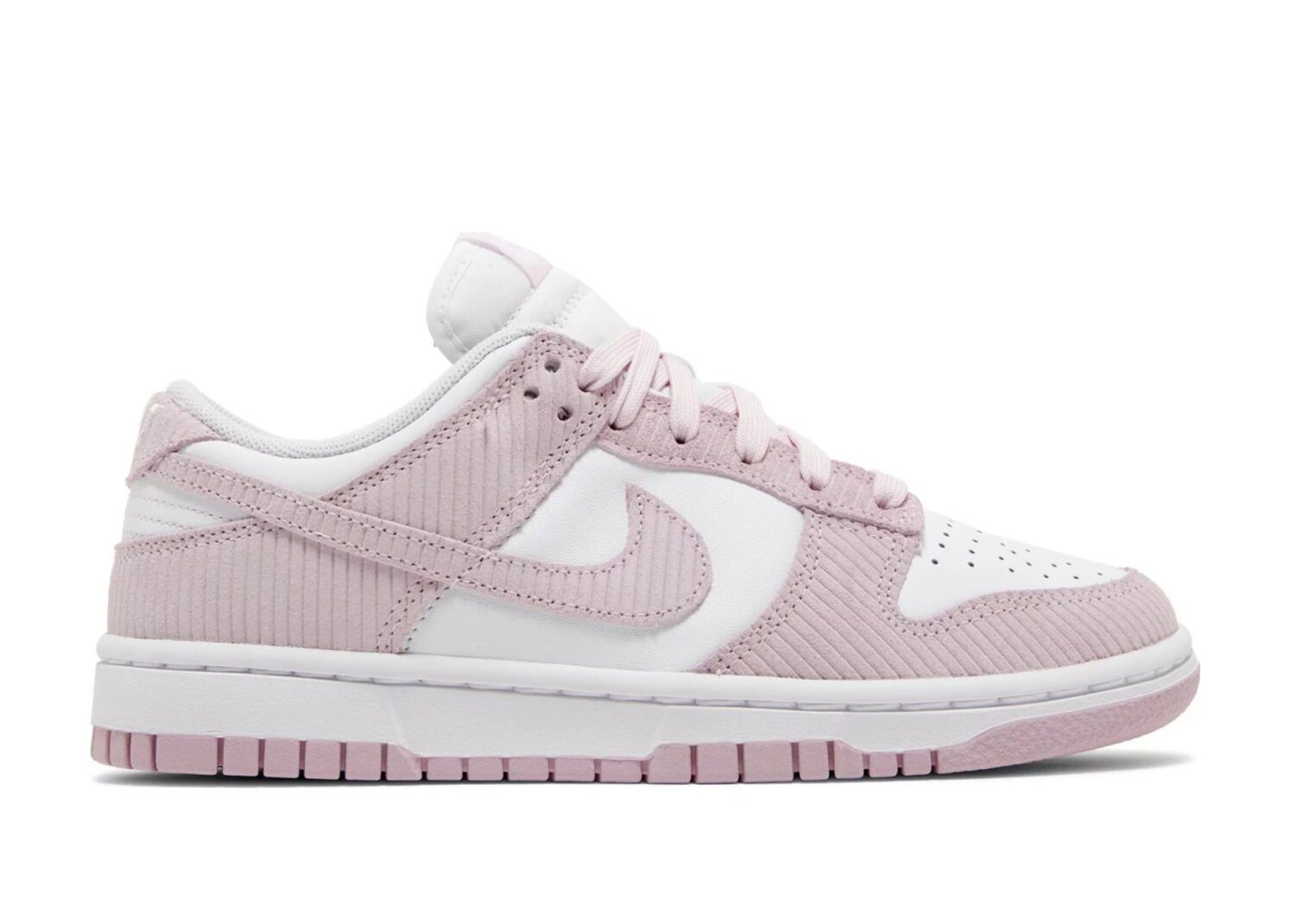nike dunk low pink corduroy (w)