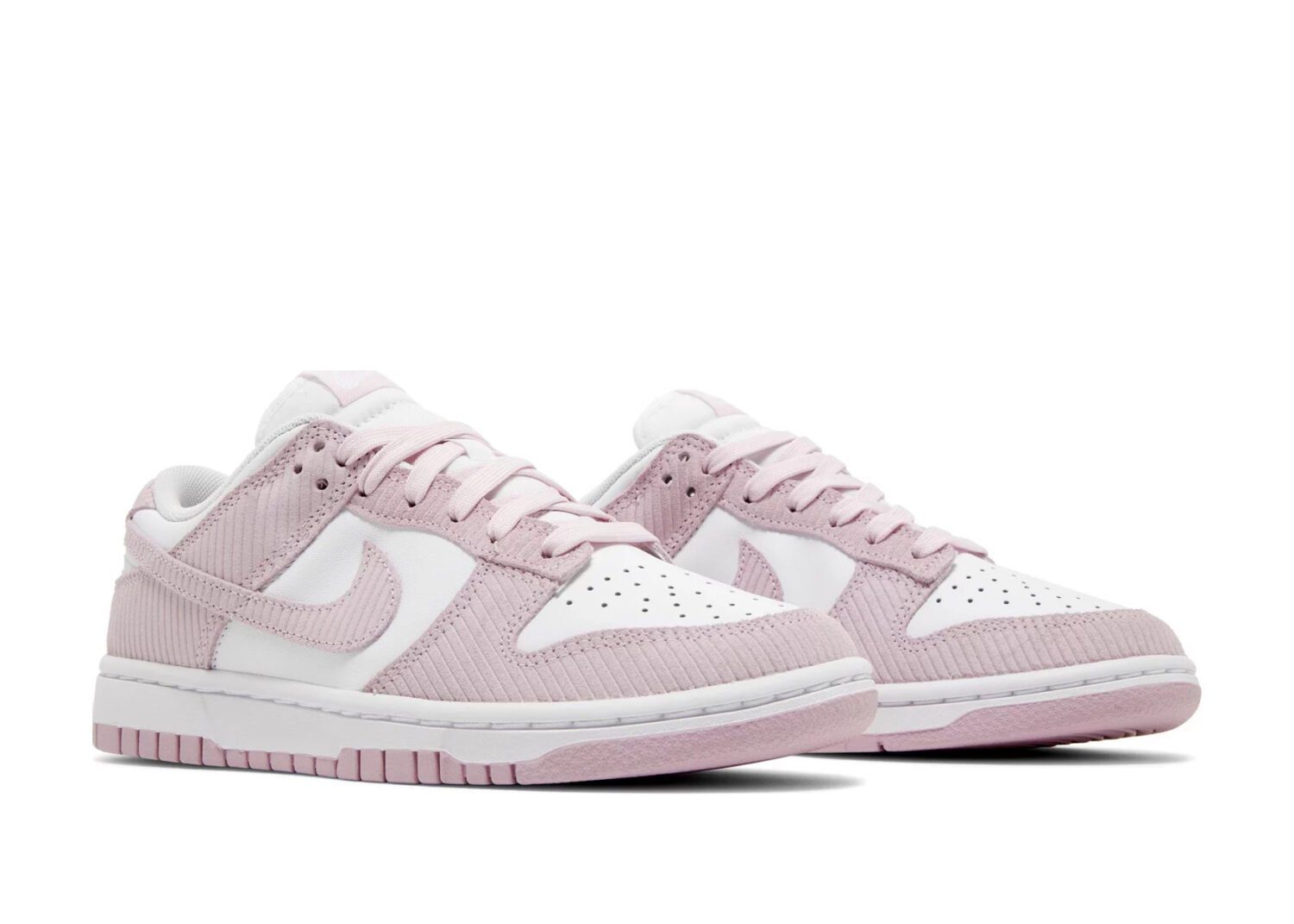 nike dunk low pink corduroy (w)5