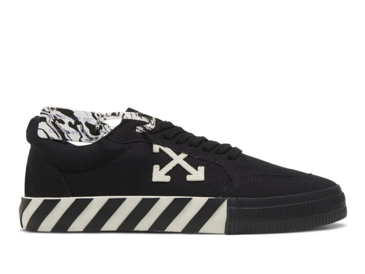 off white vulc low black white arrow