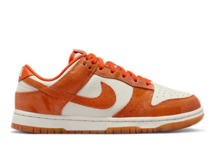 nike dunk low cracked orange (w)