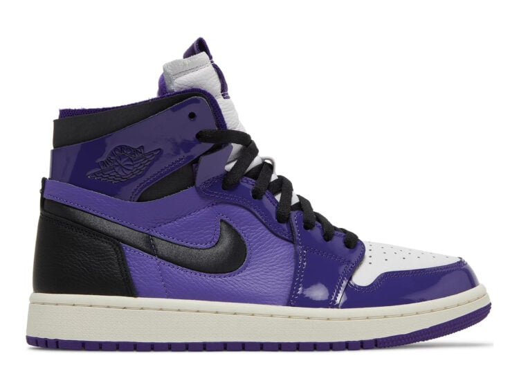 nike air jordan 1 high zoom air cmft purple patent (w)