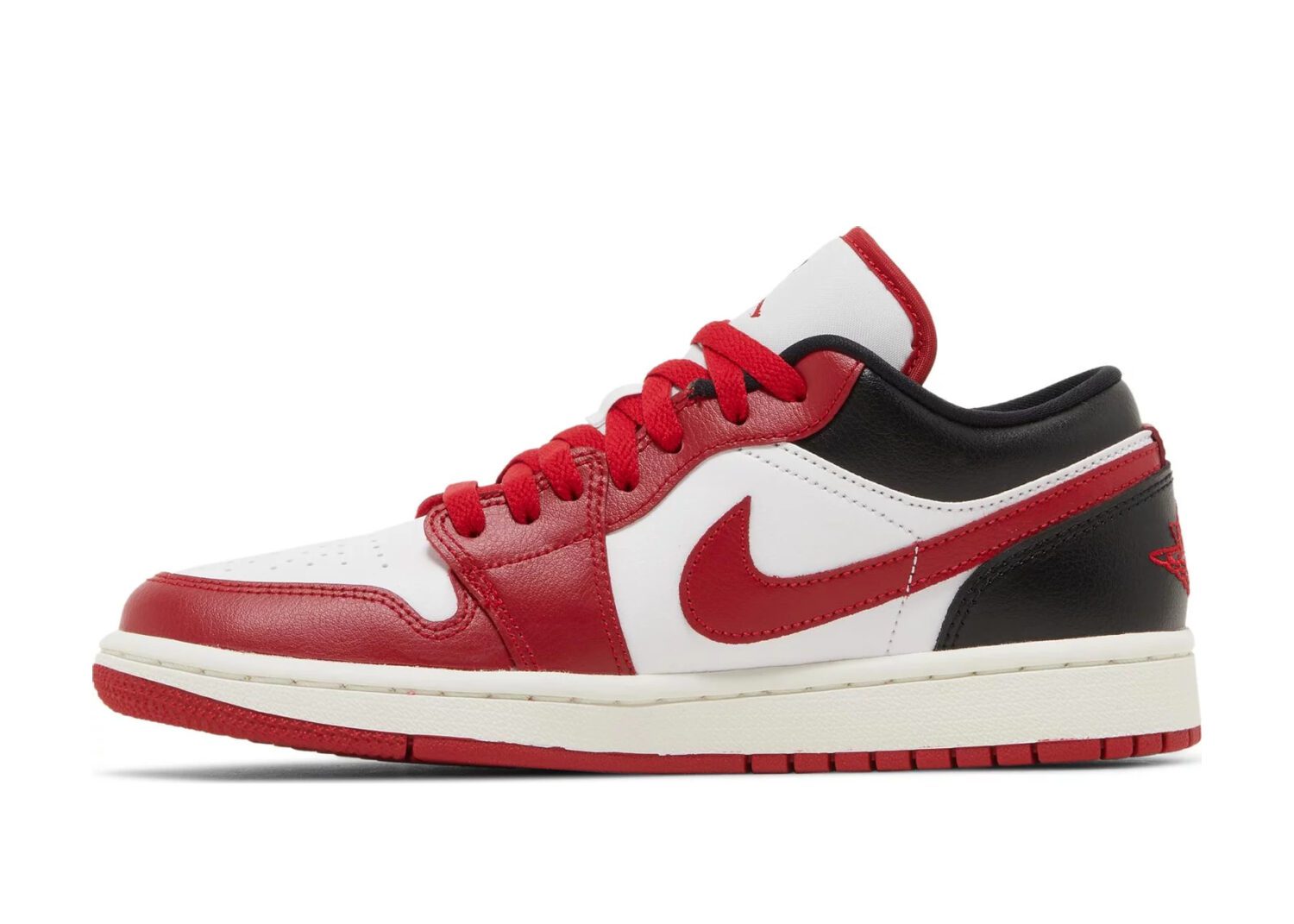 nike air jordan 1 low reverse black toe (w)2