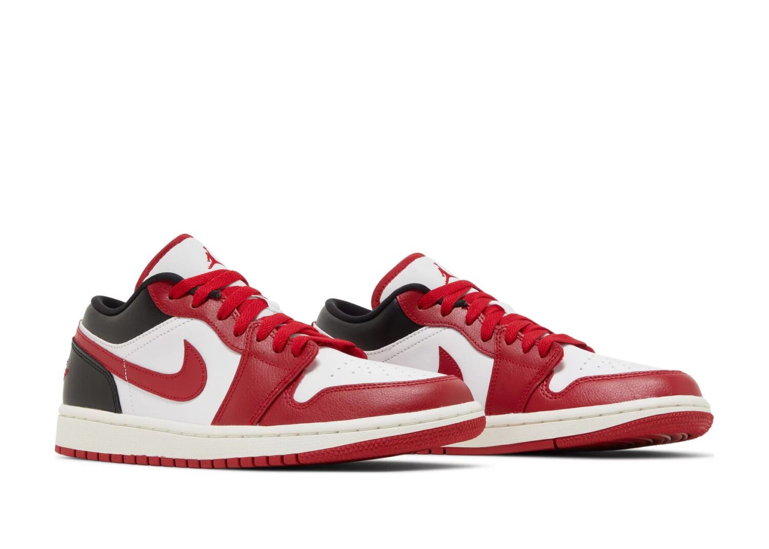 nike air jordan 1 low reverse black toe (w)5