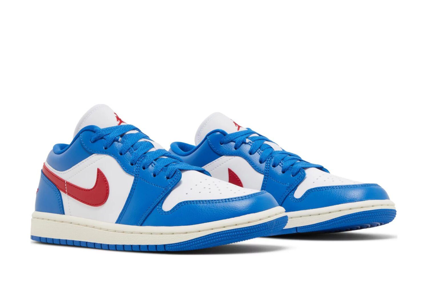 nike air jordan 1 low sport blue gym red (w)5
